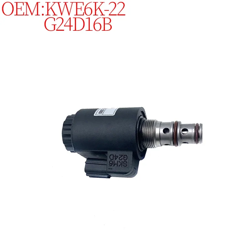 

Excavator Accessories Construction Machinery Parts KWE6K-22 G24D16B KWE6K22 Solenoid Valve for Kobelco