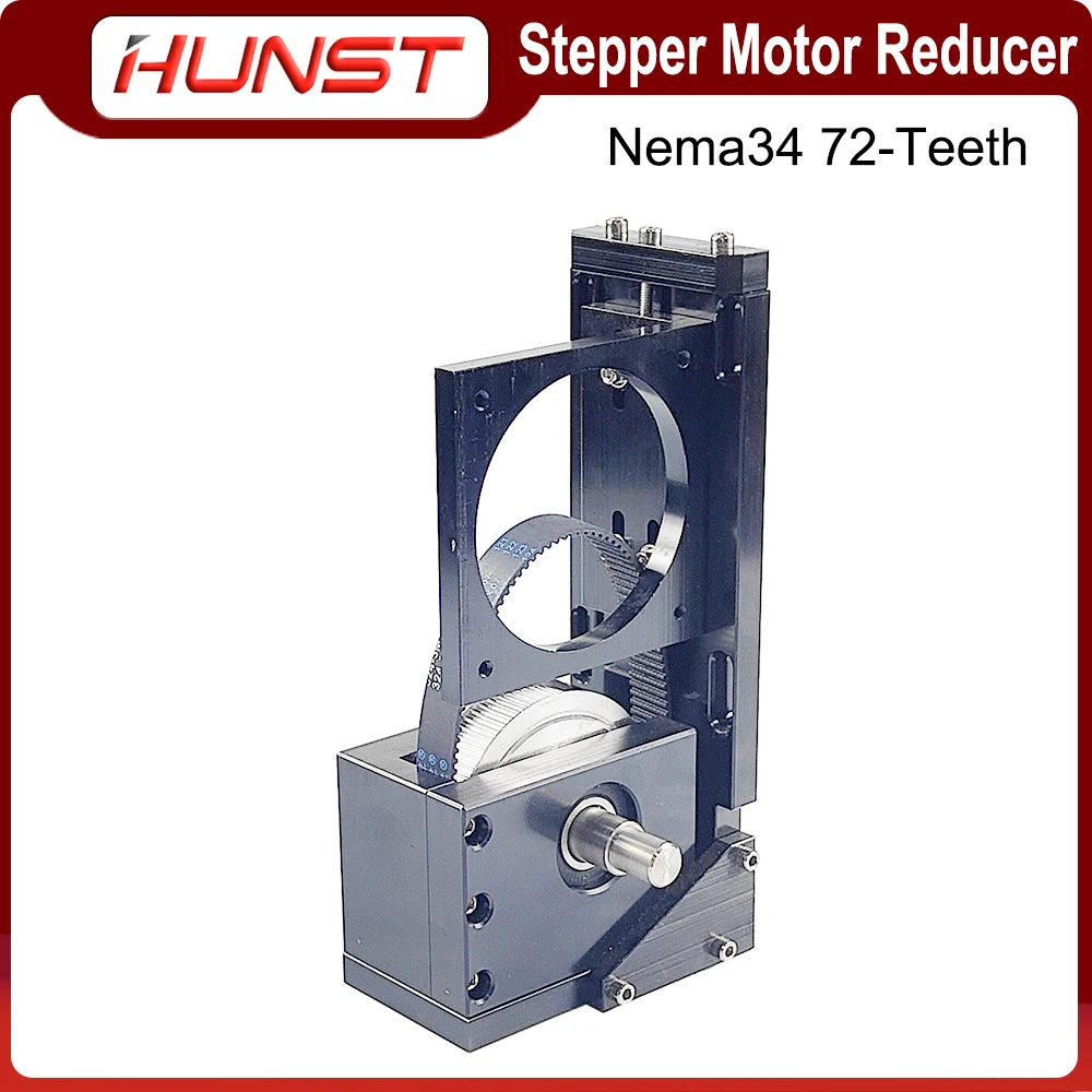 

HUNST Stepper Motor Reducer Nema34 72-Teeth/Nema23 38-Teeth for CO2 Laser Cutting and Engraving Machine.