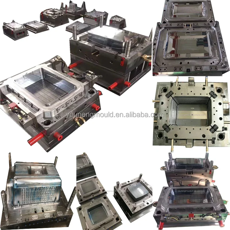 Precision Plastic Mould for Cement Tiles, Market Shopping Basket, Button, Household, Wiper Blade, Cutter, Funnel, Housing Parts