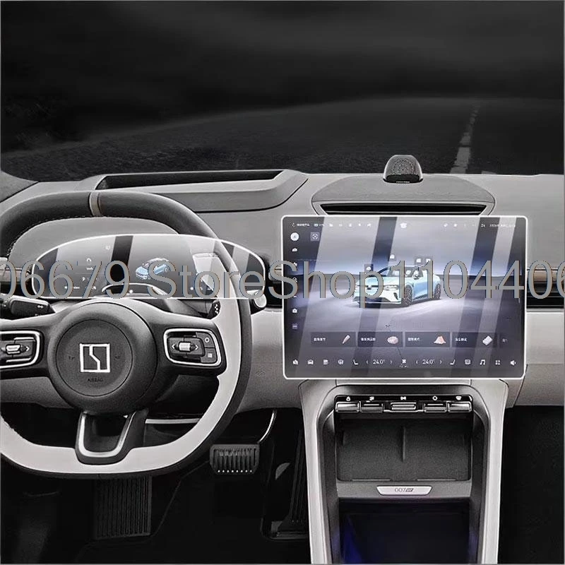 For ZEEKR 007GT 7GT 2025 2026 car gps Navigation and dashboard instrument Tempered Glass Screen Protector anti-scratch film﻿﻿ - view 4