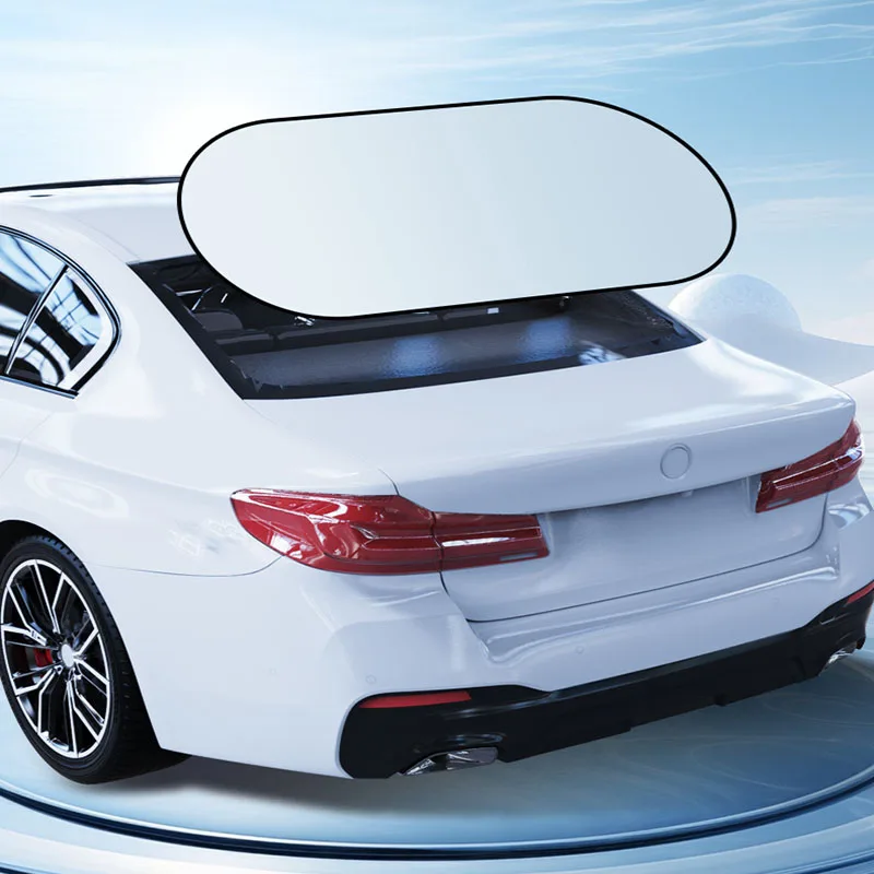 

UV-Reflective Car Sun Shade Cover Rear Windshield Sun Protection Sunshade Heat-Isolation Car Privacy Curtains Foldable Storage