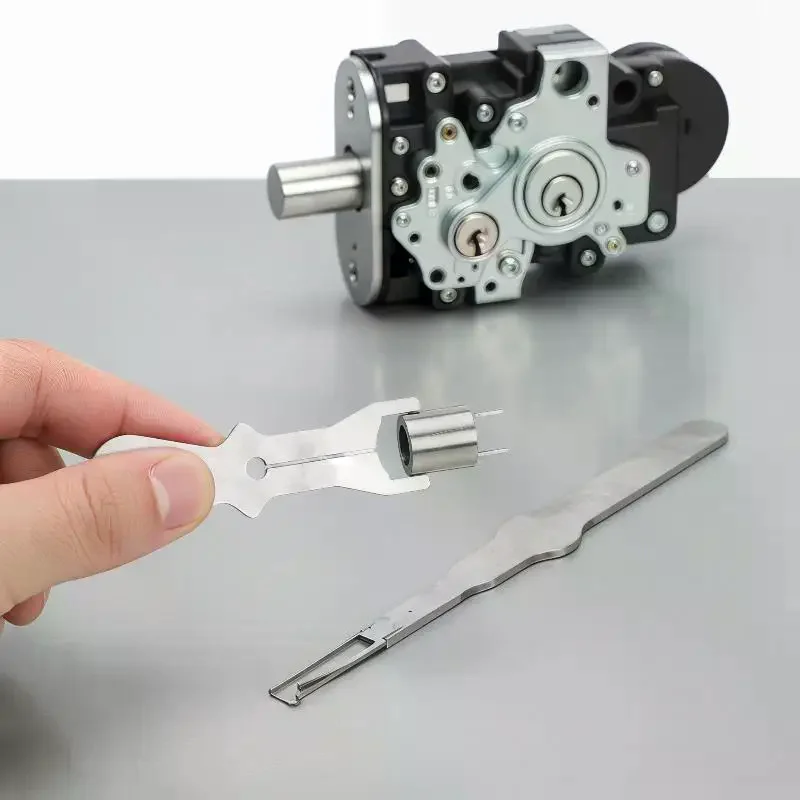 HU66 Full Stainless Steel Car Lock Opener Efficient Tool for Quick Auto Repair Scenarios 1PCS