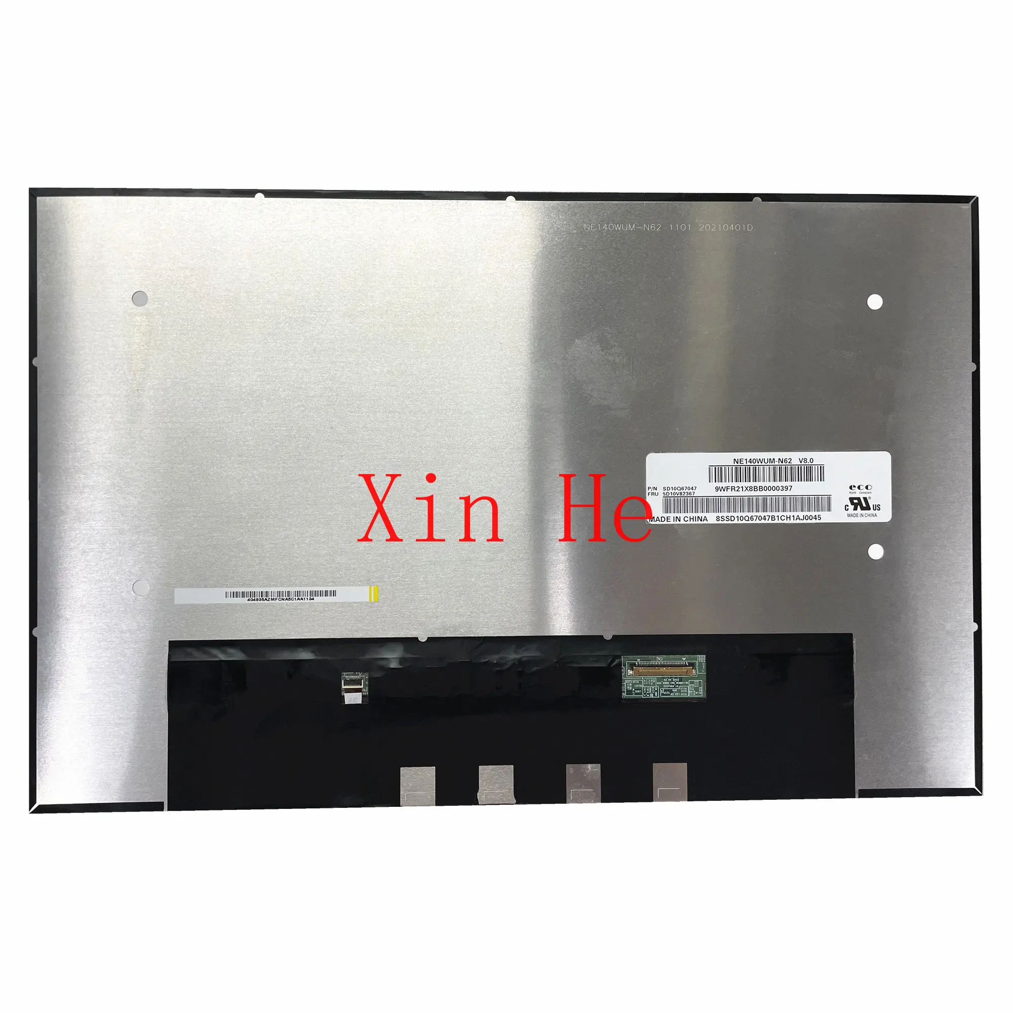 14.0'' NE140WUM-N62 V8.0 NE140WUM N62 Laptop LCD Screen Panel Matrix 1920*1080 EDP 30Pins