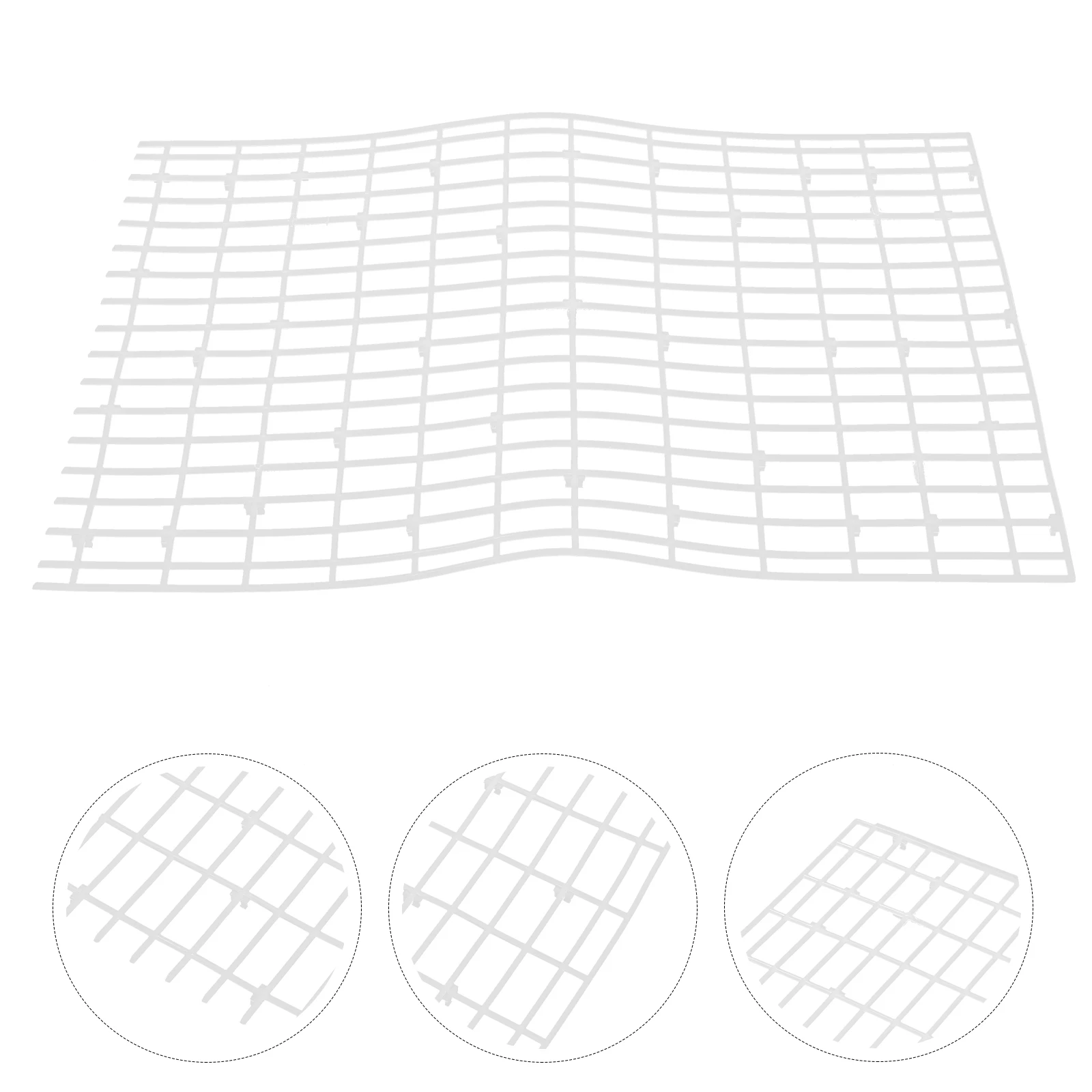 

Chicken Mat Plastic Hollow Nesting Pad Non Slip Floor Mat for Poultry Duck Goose Small Animal Cage Chicken Nesting Pad