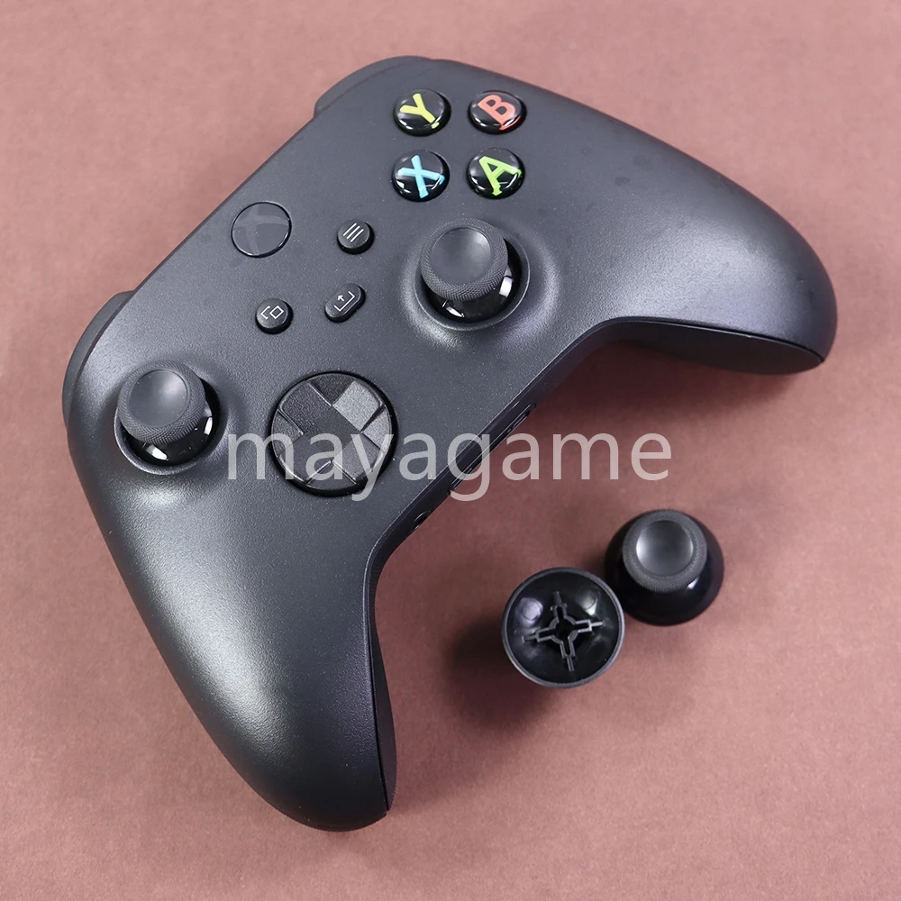 4ชิ้นดั้งเดิมสำหรับ Xbox One จอยสติ๊กแบบแอนะล็อกที่บางเฉียบฝาโยกหมวกเห็ดอะไหล่สำหรับซ่อม