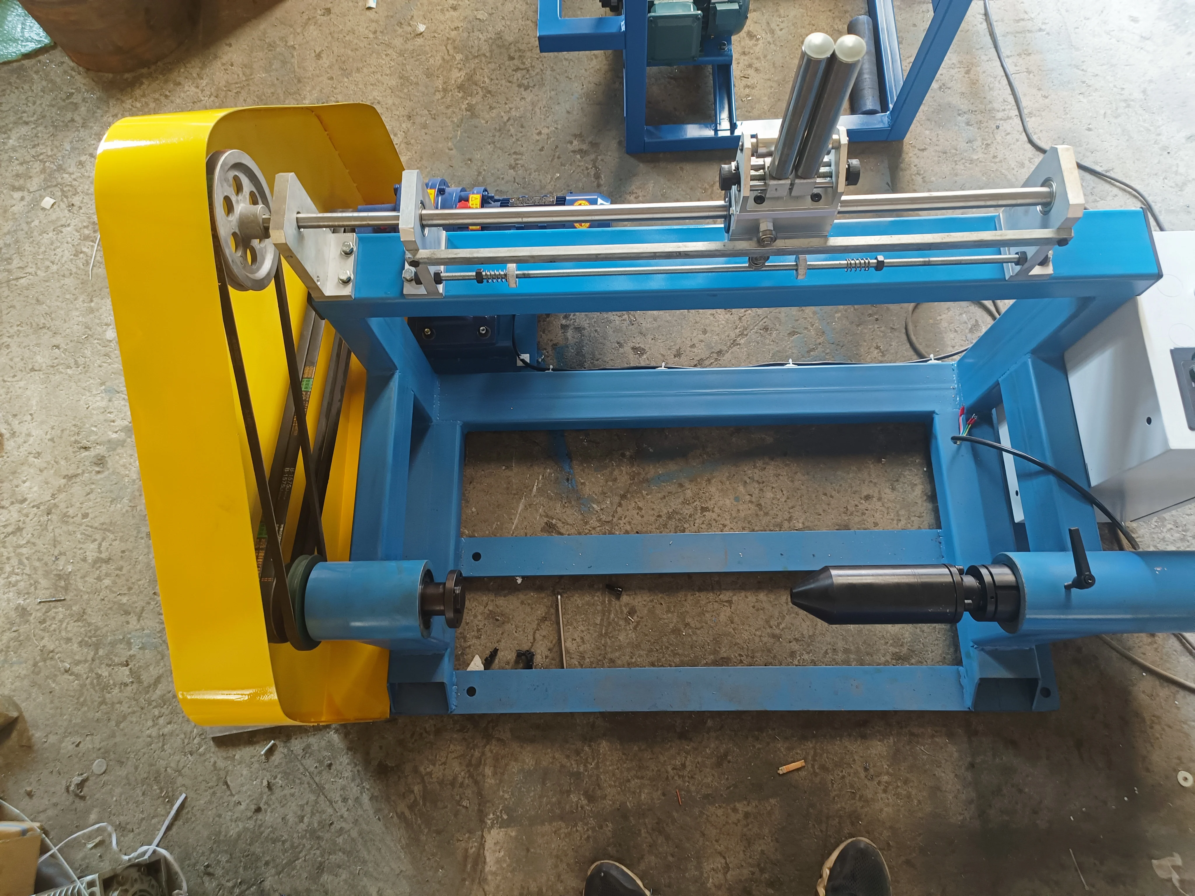 Qipang spool rewinding machine take up-pay off equipment Gantry Type Pay-off Stand cable coiling 