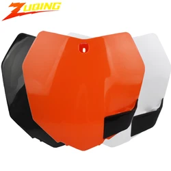 Enduro Motocross Front Number Plastic Plate For KTM SX SXF XCF 125 250 350 450 2013 2014 2015 Dirtbike Motorcycle Accessories