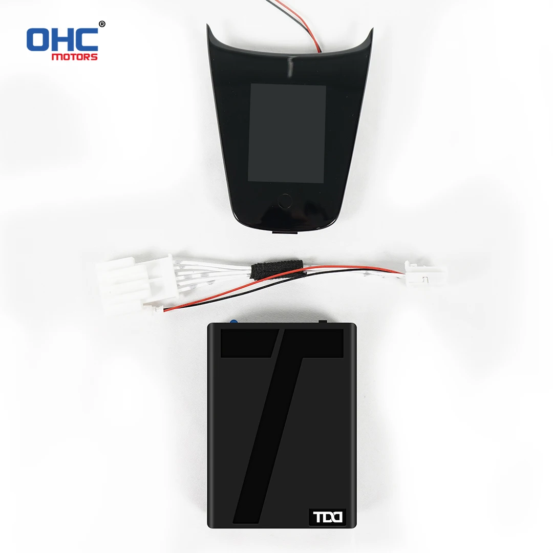 OHC LED غطاء عجلة قيادة السيارة الذكية لـ Tesla M1 Model 3 Model Y Smart Trim LCD Display APP التحكم السهل #1