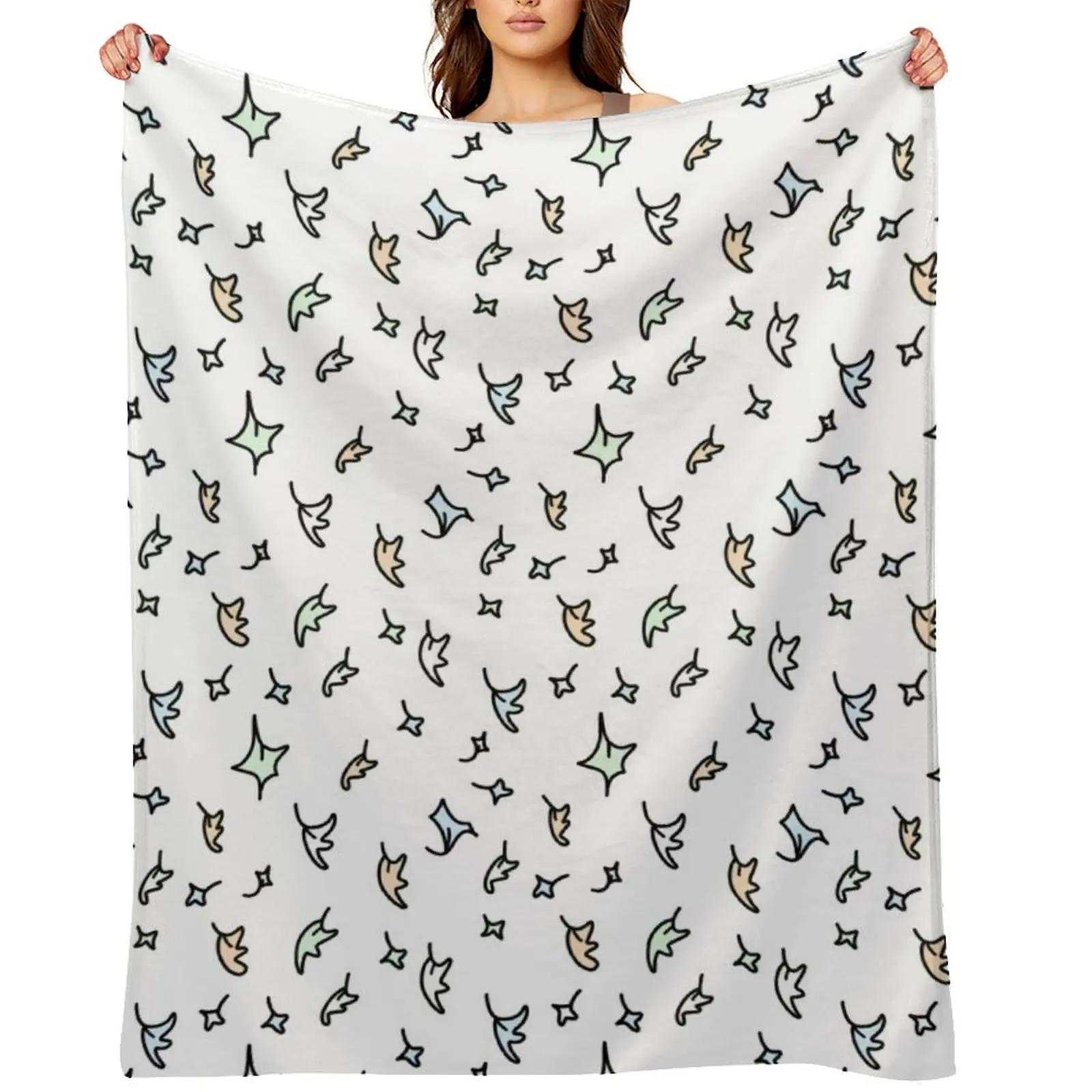 

heartstopper unlabelled leaves Throw Blanket Comforter Heavy Luxury Throw warm for winter Blankets