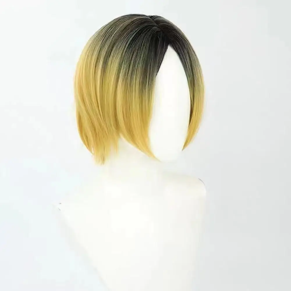 Kodachi Kusanagi Cosplay Perücke Volleyball Boy Gefärbte Top-Version mit Haarnetz Hochtemperatur-Seide