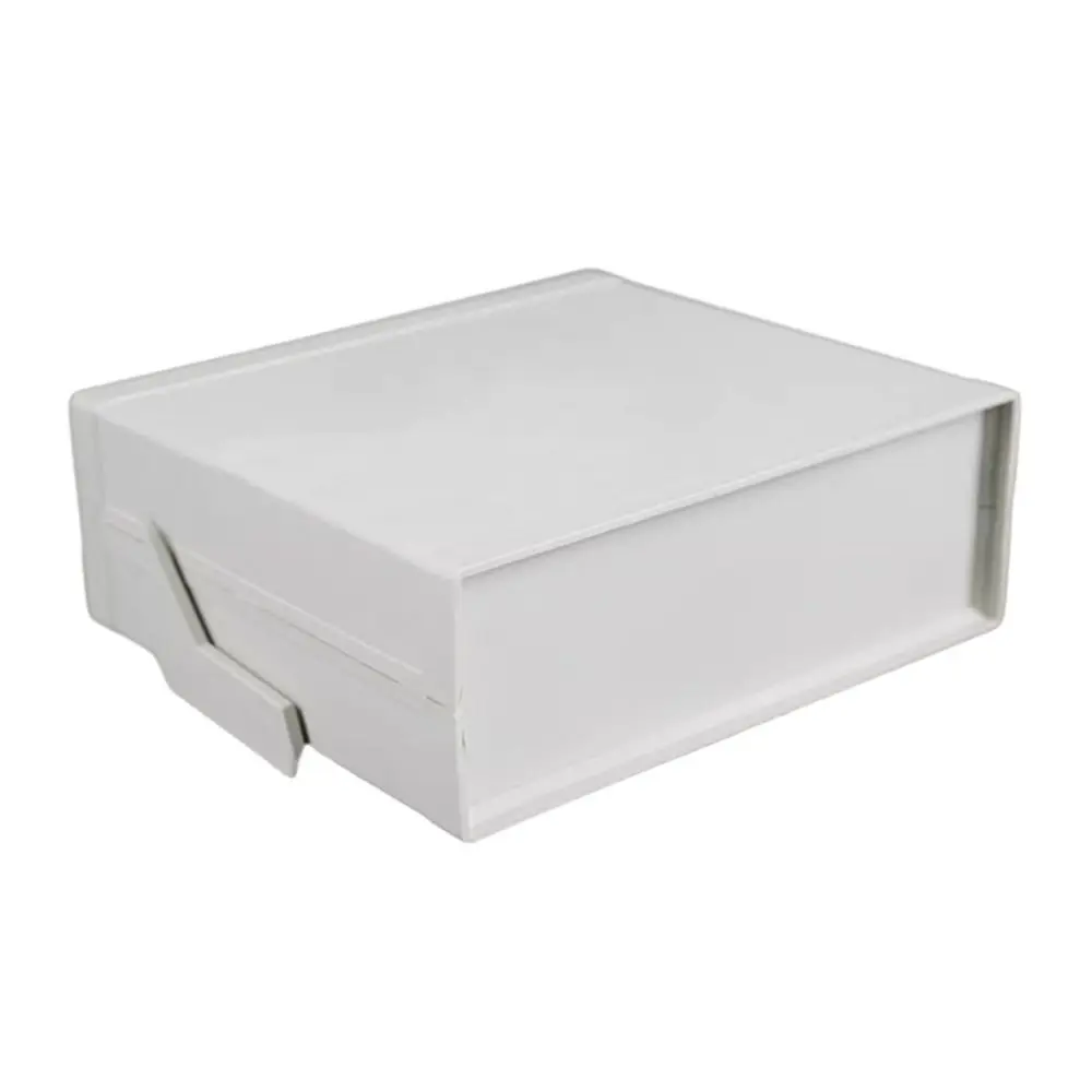 Caja de plástico ABS para proyectos electrónicos, carcasa impermeable para instrumentos, color gris, bricolaje