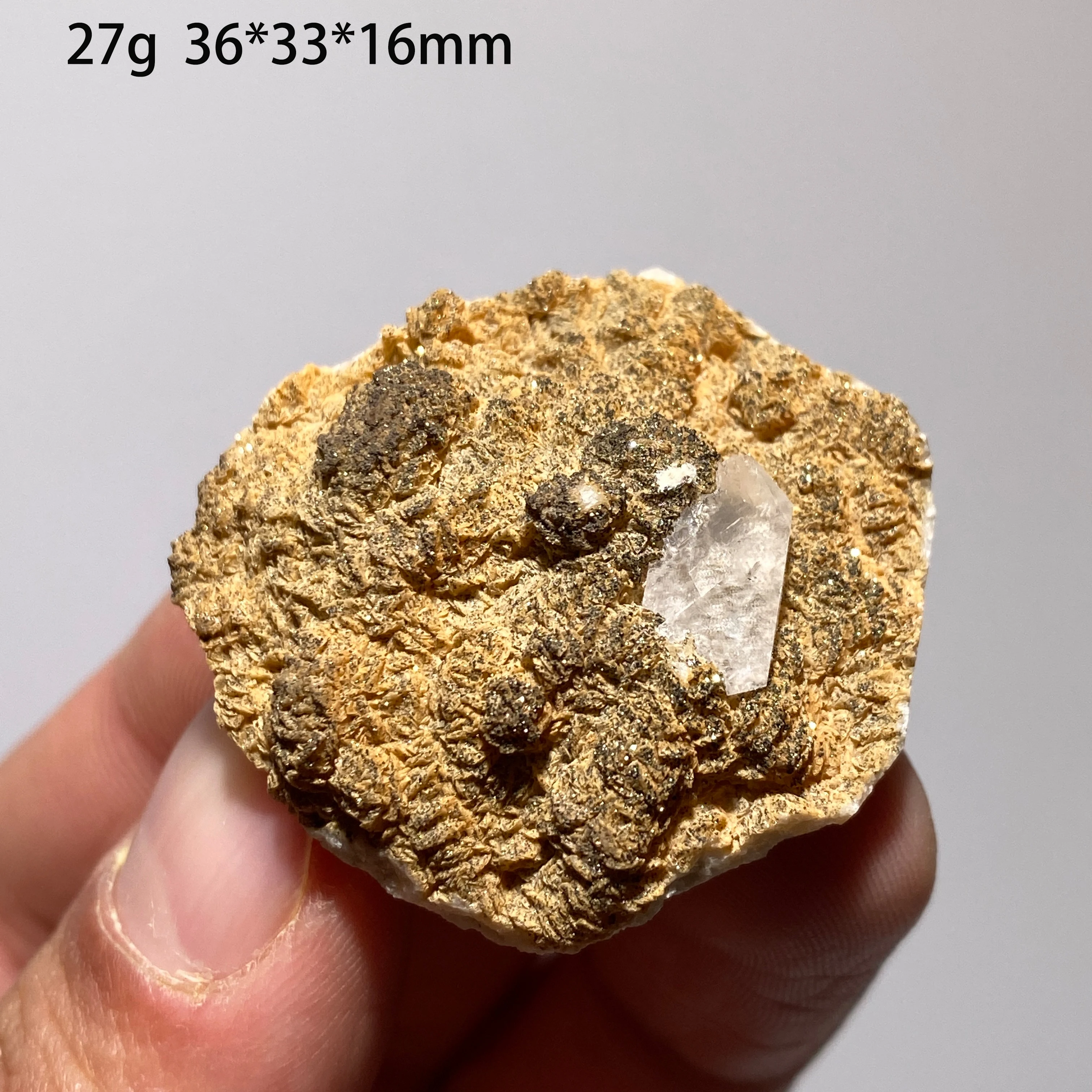 Natural Yellow Dolomite With Pyrite Mineral Specimen Stones And Crystals Healing Grystals Quartz Home