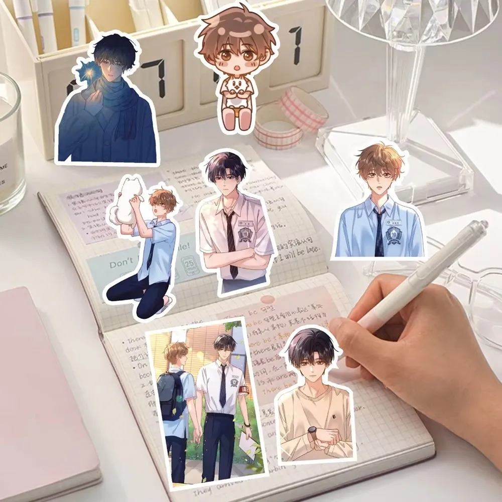 71Pcs Lovely Allergen Anime Stickers Yue Zhishi Song Yu Waterproof Decals Phone Laptop Scrapbook Fans Gift