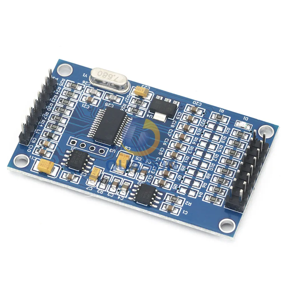 High Precision ADS1256 24 Bit 8 Channel ADC Data Acquisition Board Module AD Collecting Data Acquisition Card