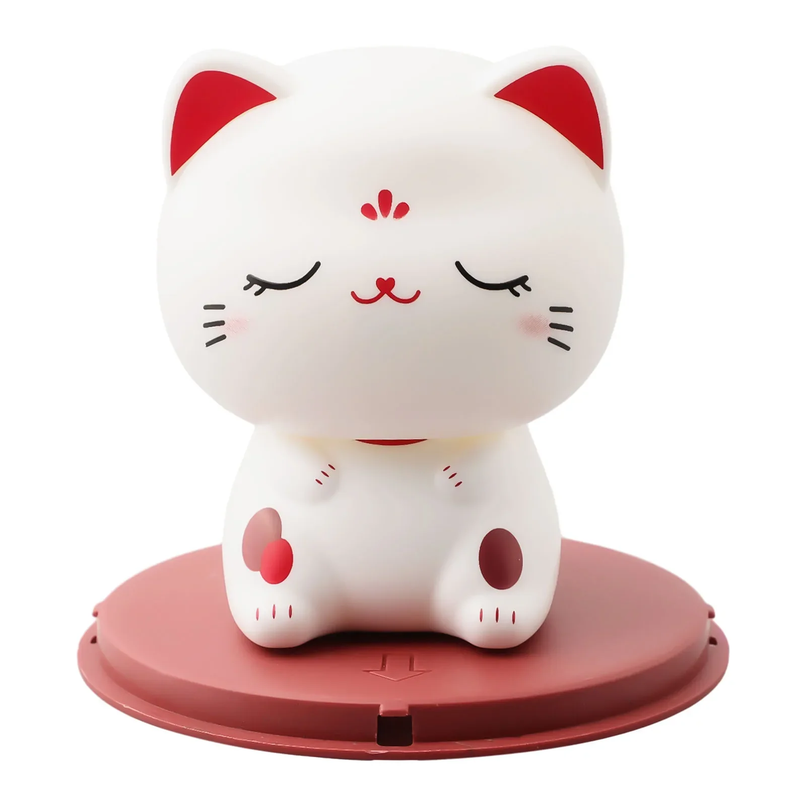 Automatic Cm Car Ornament Automatic Nodding Beautiful And Cute Decoration Good Luck And Wealth Japanese Figurine