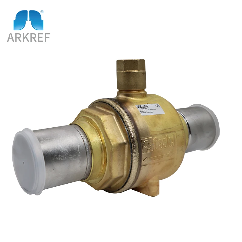 Ball Valve 6570/21A With Access Fitting, ODS Copper Tube Internal Connection Welding Joint,Castel Ball Valve