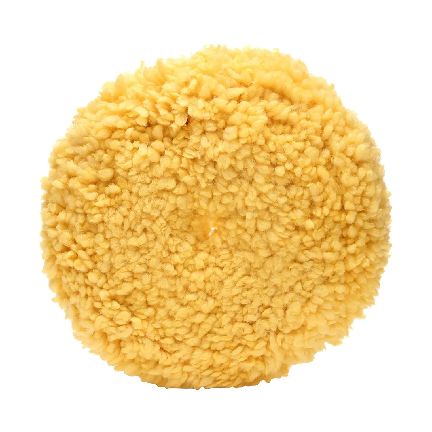 

Wool Polishing Pad (05713) 9 Inches for Boats Cars Trucks RVs - Single-Sided Yellow