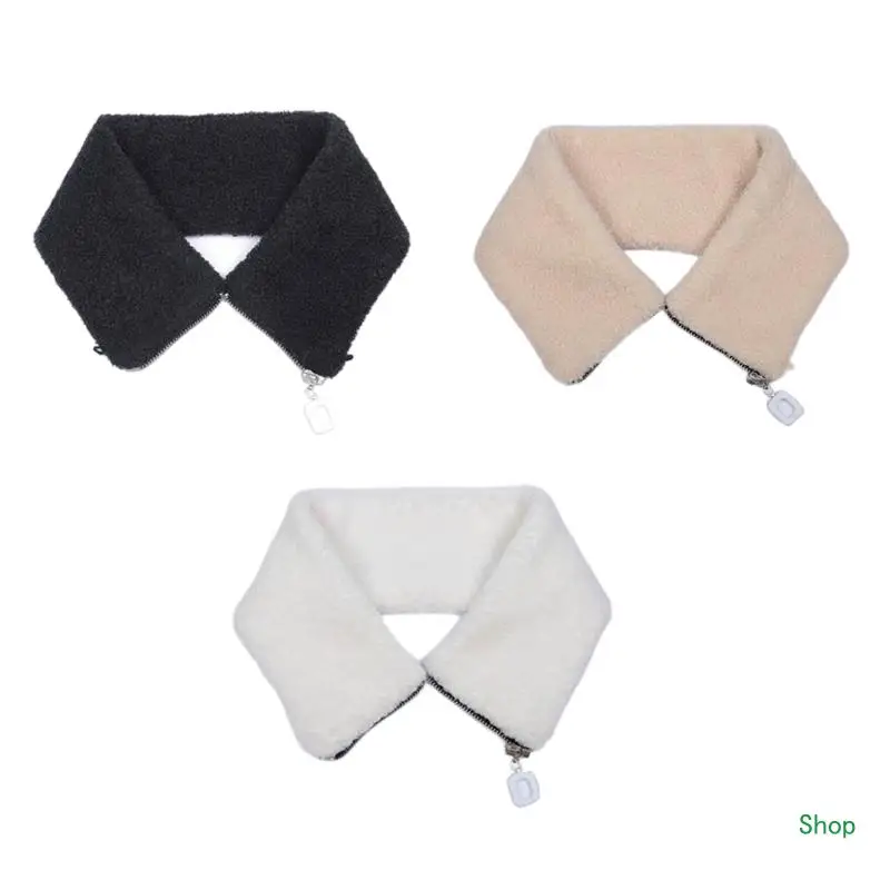 Dropship Winter Warmth Collar Fashionable Unisex Decorative Collar Comfortable Neck Cover