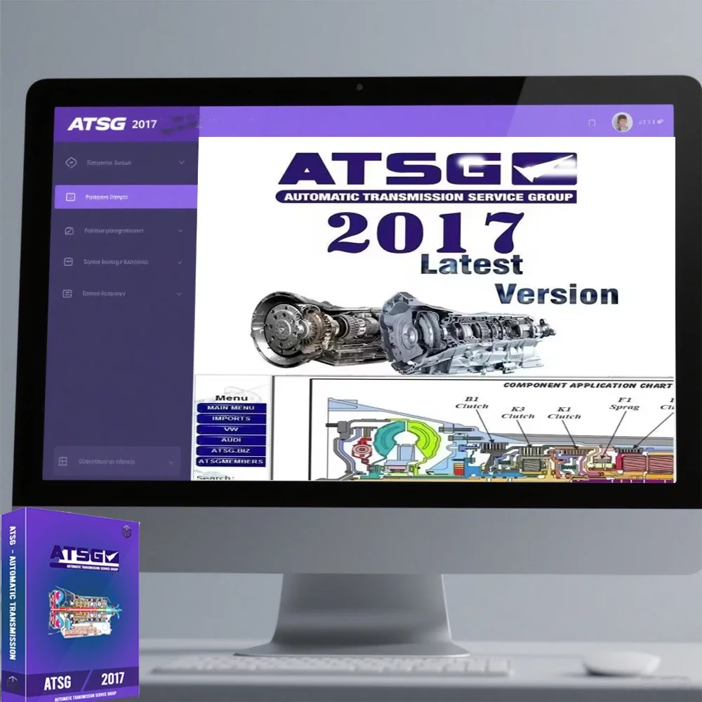 ATSG 2017 Automatic Transmission Service Group Vehicle Maintenance Diagnostic Tool Auto Repair Software for Cars