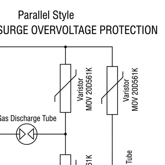 110-250V Surge Protector Board Lightning Protection Module Overvoltage Protector for Electrical Equipment