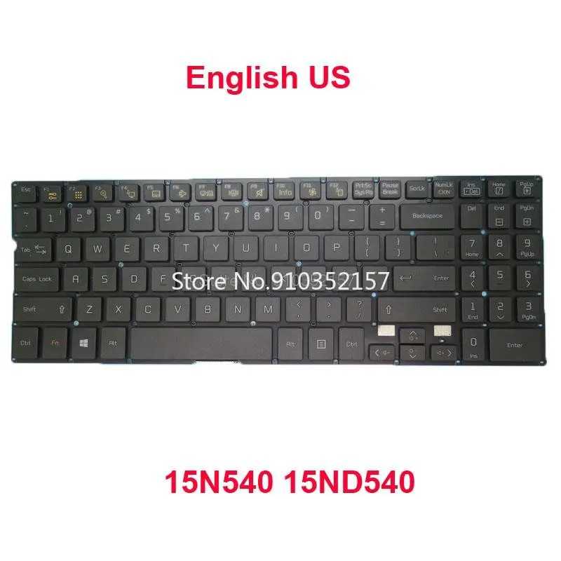 Imagem -05 - Eua gr Teclado para lg 15n540-a 15n540-c 15n540-e 15n540-f 15n540-g 15n540-h 15n540-k 15nd540 15nd540-e 15nd540-g 15nd540-u br ar