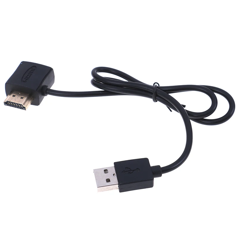 50Cm Usb 2.0 Hdmi Man-vrouw Adapter Extender Power Connector Kabel