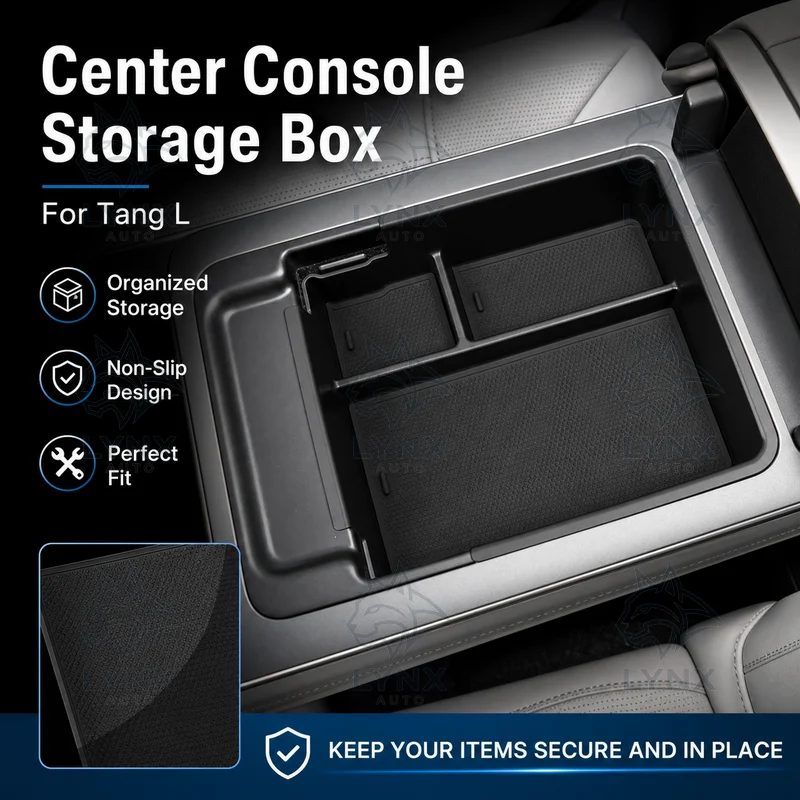 For Tang L Center Console Armrest Storage Box Car Storage Organizer Interior Accessories Dedicated Modification Parts