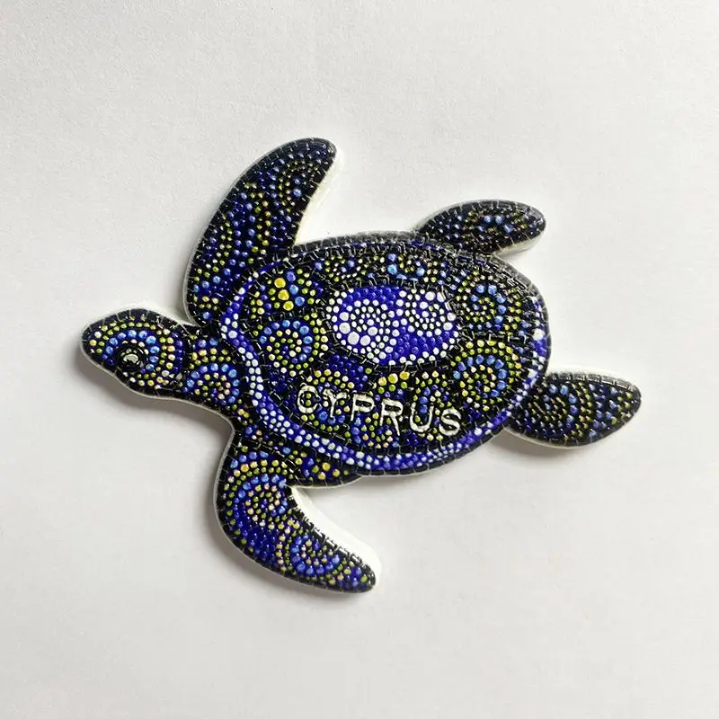 

Cyprus Creative Travel Souvenirs Turtle Shape Decorations Hot Style3d3D Magnetic Refrigerator Sticker