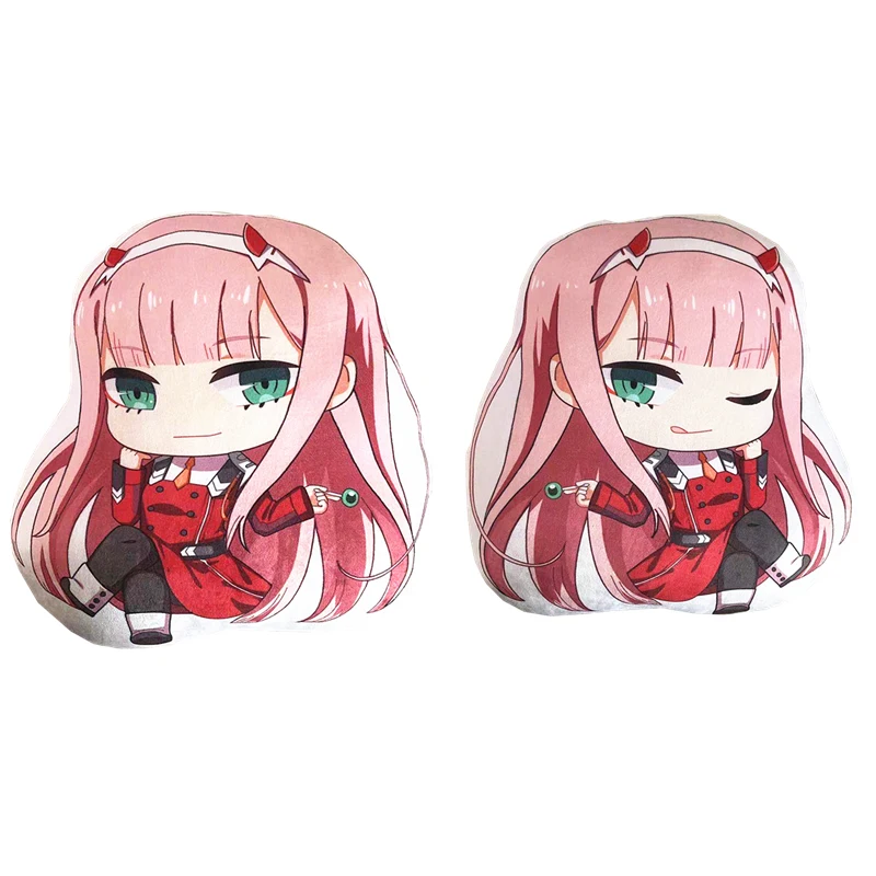 10/40cm Anime DARLING in the FRANXX Plush Doll ZERO TWO Soft Stuffed Plush Pillow 02 Cute Plushie Cushion   Cosplay Accessories