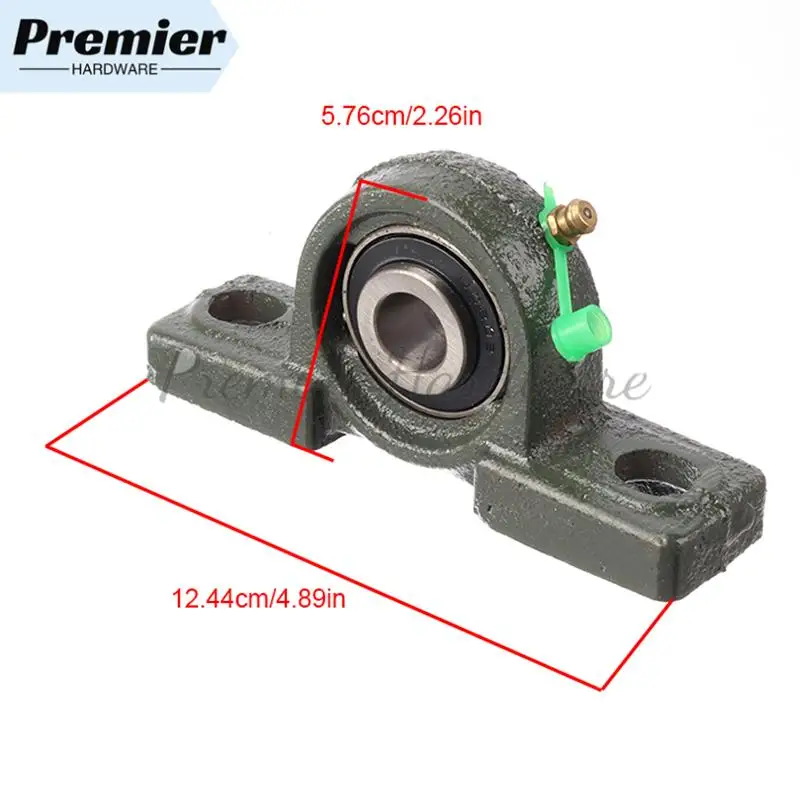 UCP202 Two-Bolt Ball Mounted Bearing Pillow Block Housing Self-Alignment Bearing Shaft Support Spherical Roller