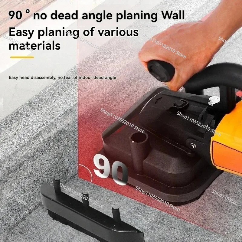 

Dust-Free Long Handle Concrete Polisher 3800W Handheld Floor Plaster Rough Grinding Machine