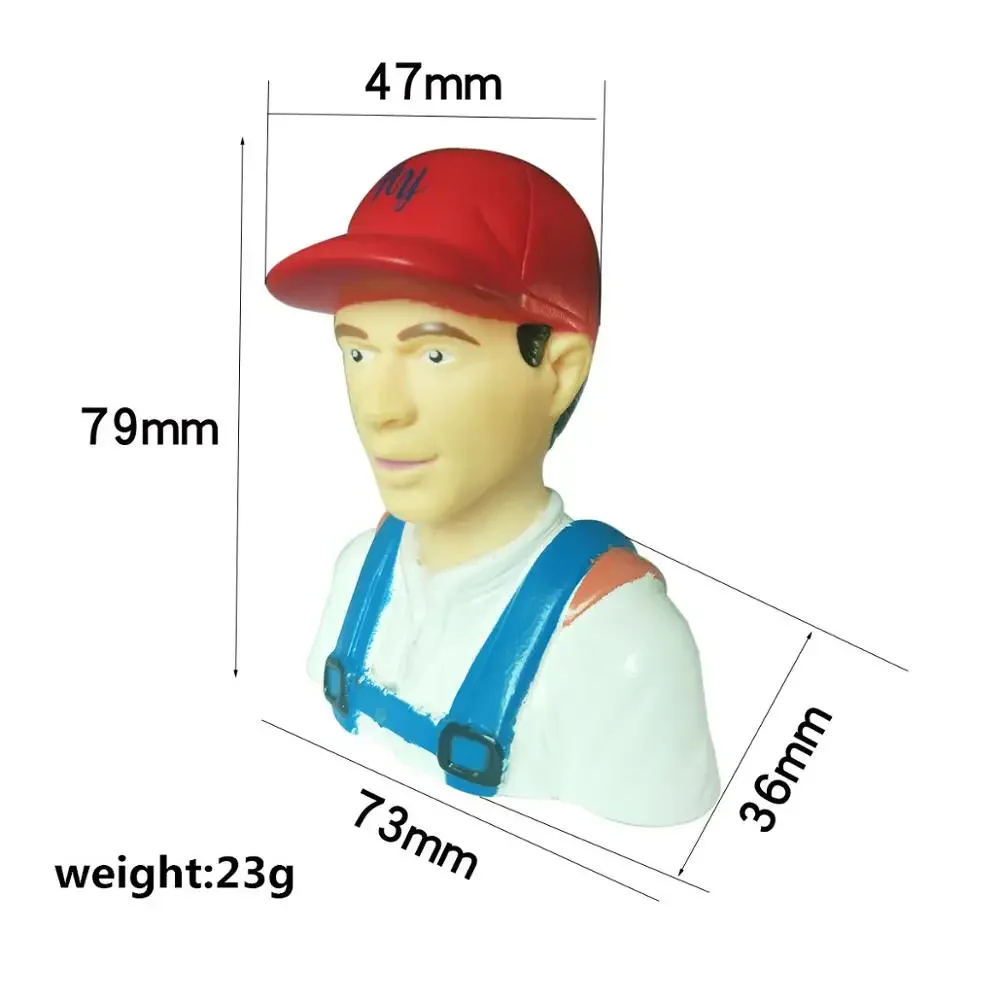 RC Pilot Figure Male Driver for Remote Control Fixed Wing Airplane Model