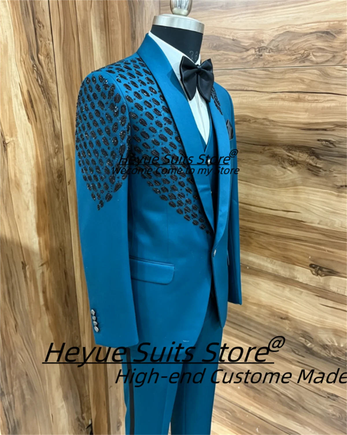 Shiny Handsome Men Suits Custo - Men'S Grooming Set 评论和价格