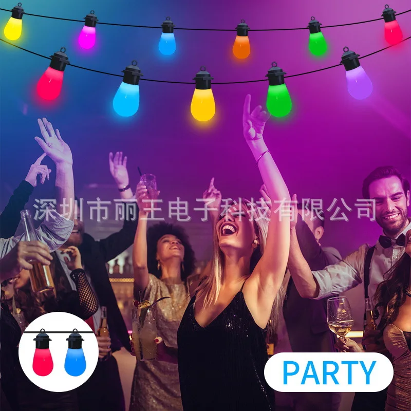 New Symphony Ball Bulb Light String APP Control Outdoor Camping Hanging Lights decorazione della tenda Indoor Atmosphere Light String