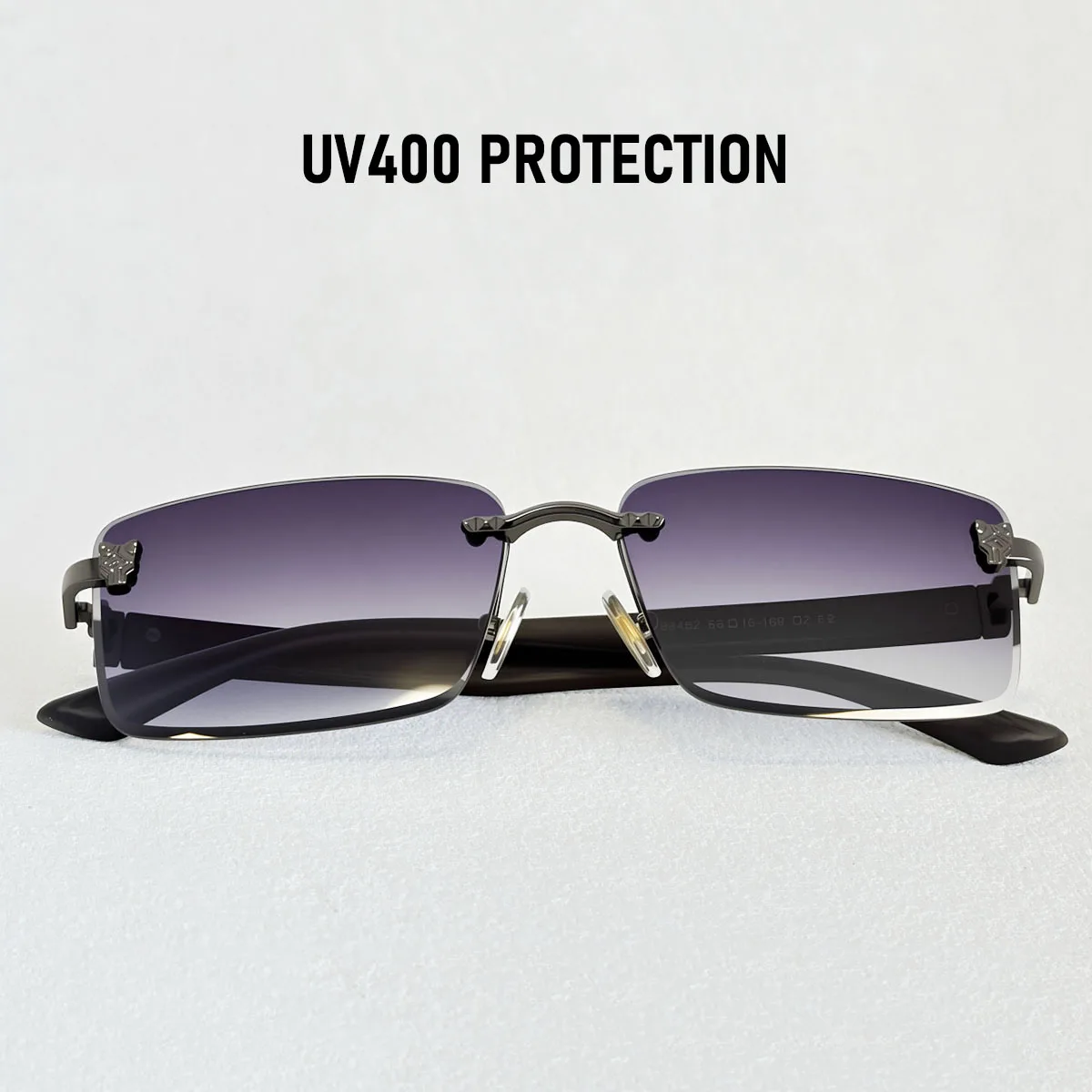 Gafas de Sol de Madera para Hombre, Nuevas 2026, Montura Cuadrada sin Aro, Gafas de Sol de Lujo para Mujer, Protección UV400, Gafas de Moda, Gafas de Sol Hombre, Lunette