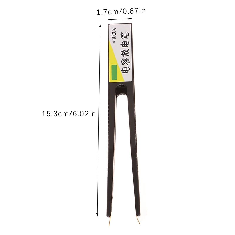 قلم تفريغ مكثف 1000 فولت، أداة تفريغ سريع الجهد العالي، قلم تفريغ إصلاح إلكتروني رقمي #6