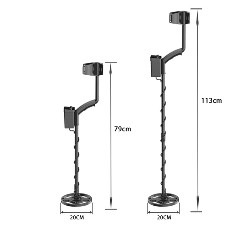Detector de Metales de GT-200, máquina buscador de oro, portátil, Cazador de tesoros, profundidad de oro, impermeable