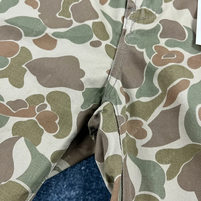 Men's Casual Duck Hunter Camo Shorts Vintage Frog Skin Camouflage Cargo Shorts Military Style Summer Short Pants