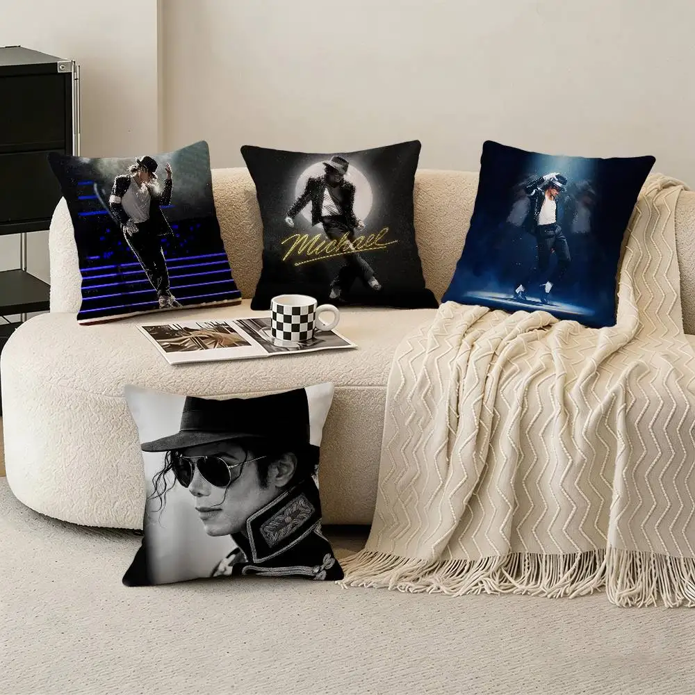 

Singer m-Michael j-Jackson Pillow Case for Sofa Living Room Home office Decor Protective Cover