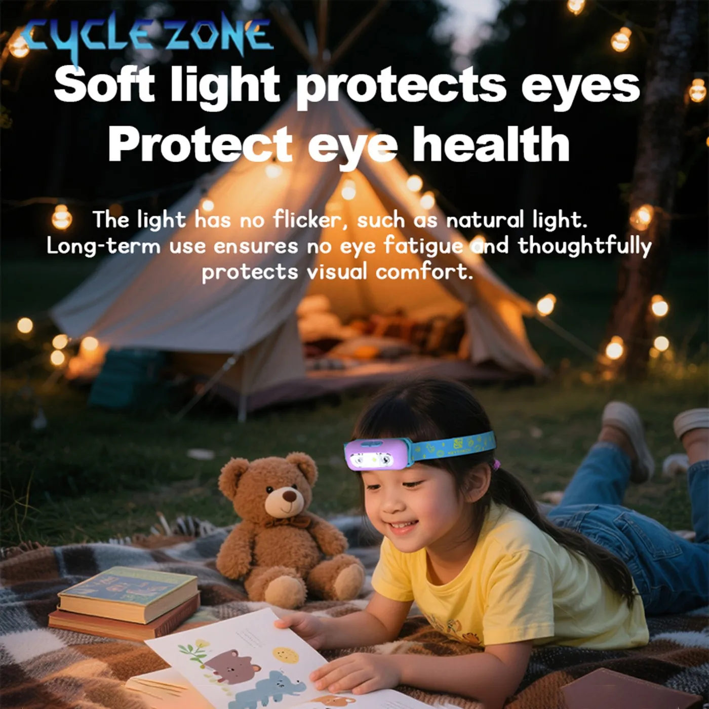 أطفال LED المصابيح الأمامية الاستشعار العلوي نوع C قابلة للشحن رئيس مصباح يدوي رئيس ضوء الشعلة الأطفال تشغيل الصيد ركوب التخييم #6