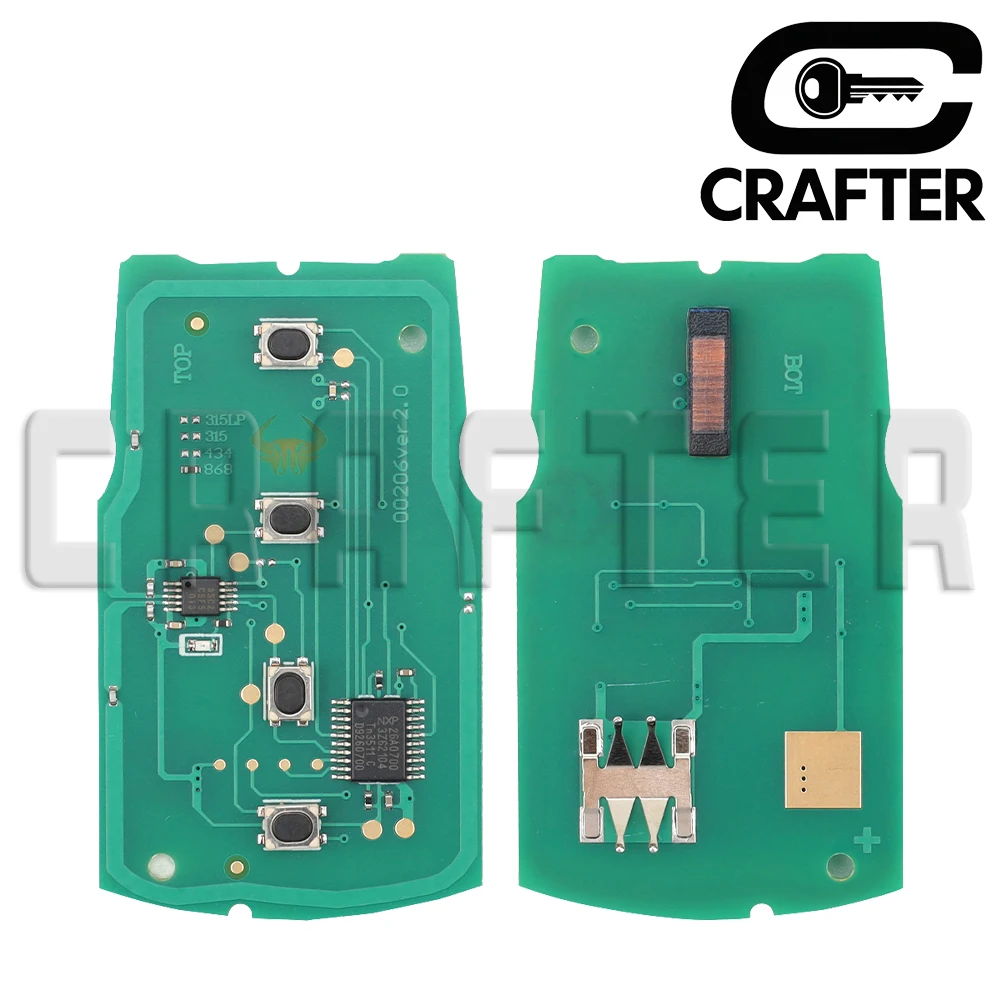 Key Crafters BMW LX8766S 315/433/868MHz ID46 PCF7945 Remote Car Key For 7 Series 730 740 745i CAS1 System With Cutting Service - Image 5