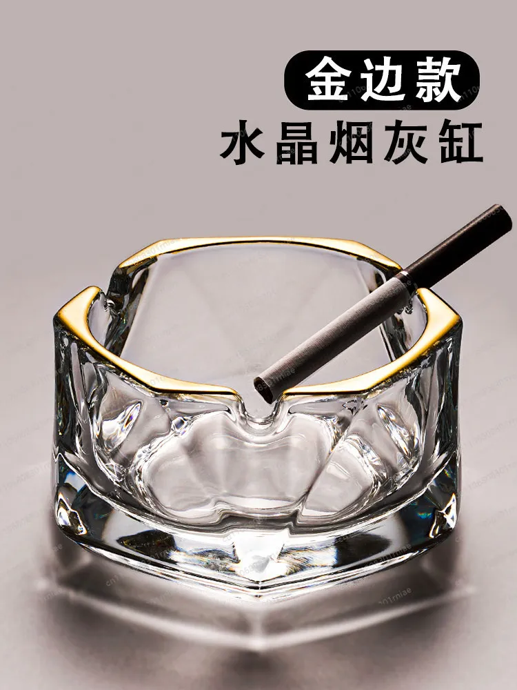 Commercial custom ashtray, creative high-end crystal glass, suitable for hotel clubhouse offices
