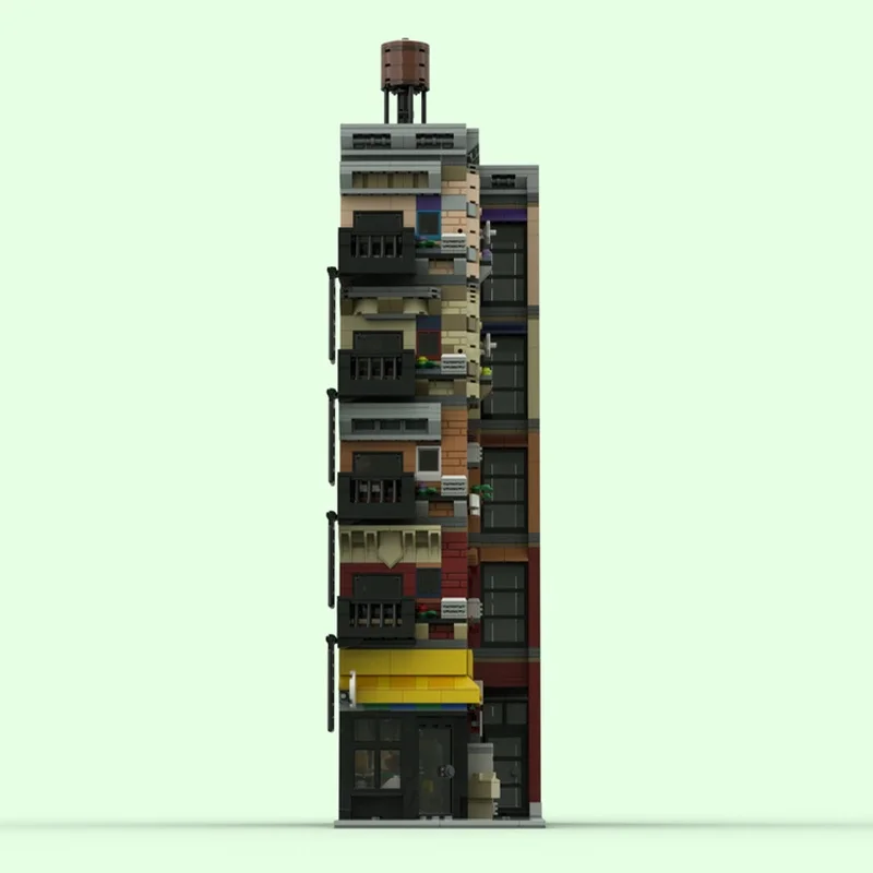 2650개 MOC 스파이더버스 아파트 단지 모델 빌딩 장난감 블록 조립 크리스마스 선물 DIY 창의적 아이디어 생일 선물