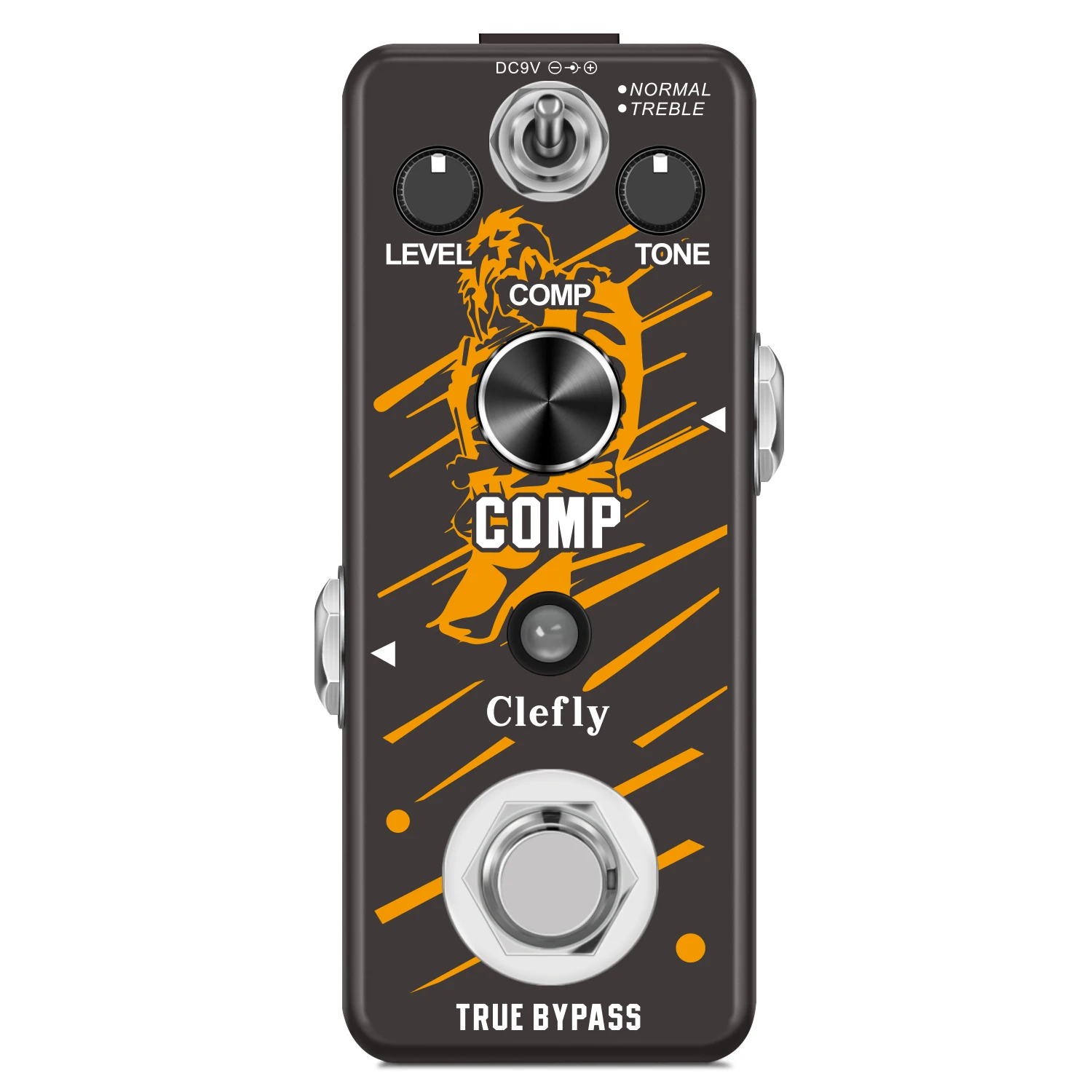 Clefly  Guitar Compressor Pedal for Analog Compression Effect Pedal Ultimate Comp Guitar Effects for Electric Guitar True Bypass