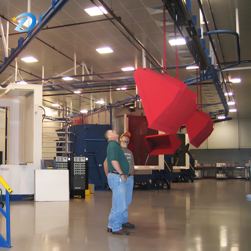 Vendite dirette in fabbrica del set completo di apparecchiature automatiche per la spruzzatura di polveri per uso domestico Linea automatica per spruzzatura di polveri