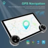 Podofo-カーマルチメディアプレーヤー,Android Auto Carplay, 2K qled画面,wifiと4G GPS, 2ノブオーディオ,10コア,4 64G, 11.5インチ 4