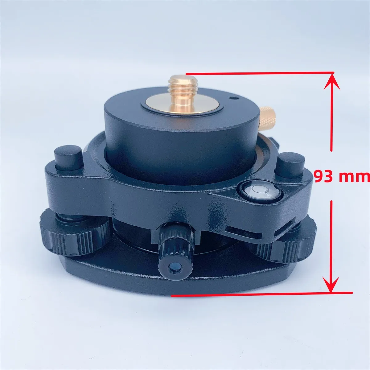 Imagem -06 - Três-jaw Tribrach e Adaptador Rotativo com Plummet Óptico para Estações Totais Prismas Gps Scanner a Laser 3d Preto x 11