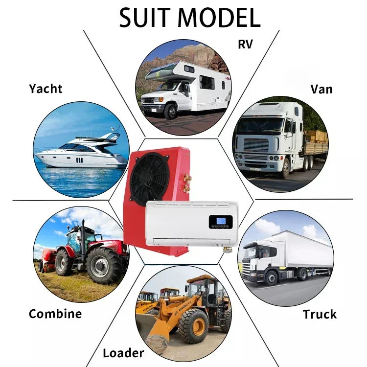 

Популярный автономный кондиционер для кабины грузовика, электрический, 12В/24В