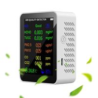 Air Quality CO2 Detector 10 In 1 Portable Real-Time Monitor With Alarm Air Quality Tester Indoor Carbon Dioxide Meter For Home
