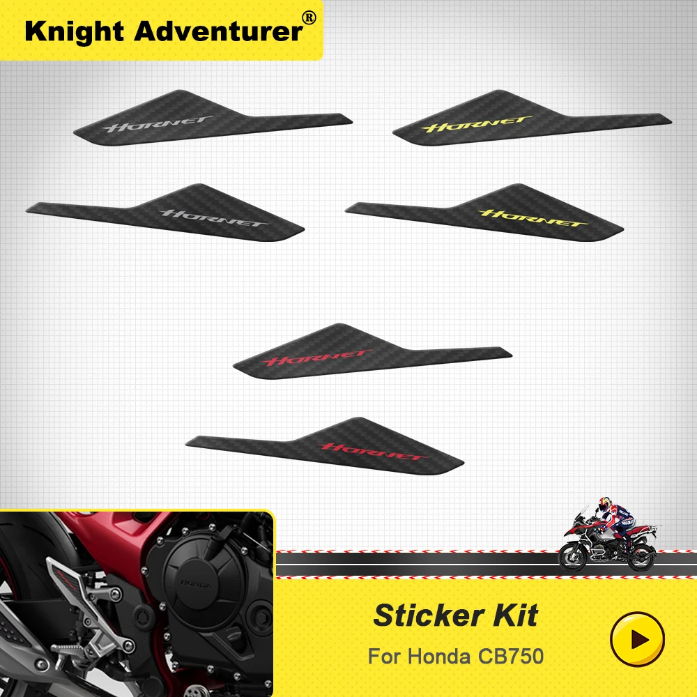 

For Honda Hornet 750 CB750 CB 750 2023-2024 Motorcycle Accessories 3D Gel Heel Pad Sticker Protection Kit